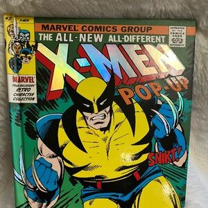 Marvel X-Men Retro Comic Pop up Hardcover with Vibrant Colors